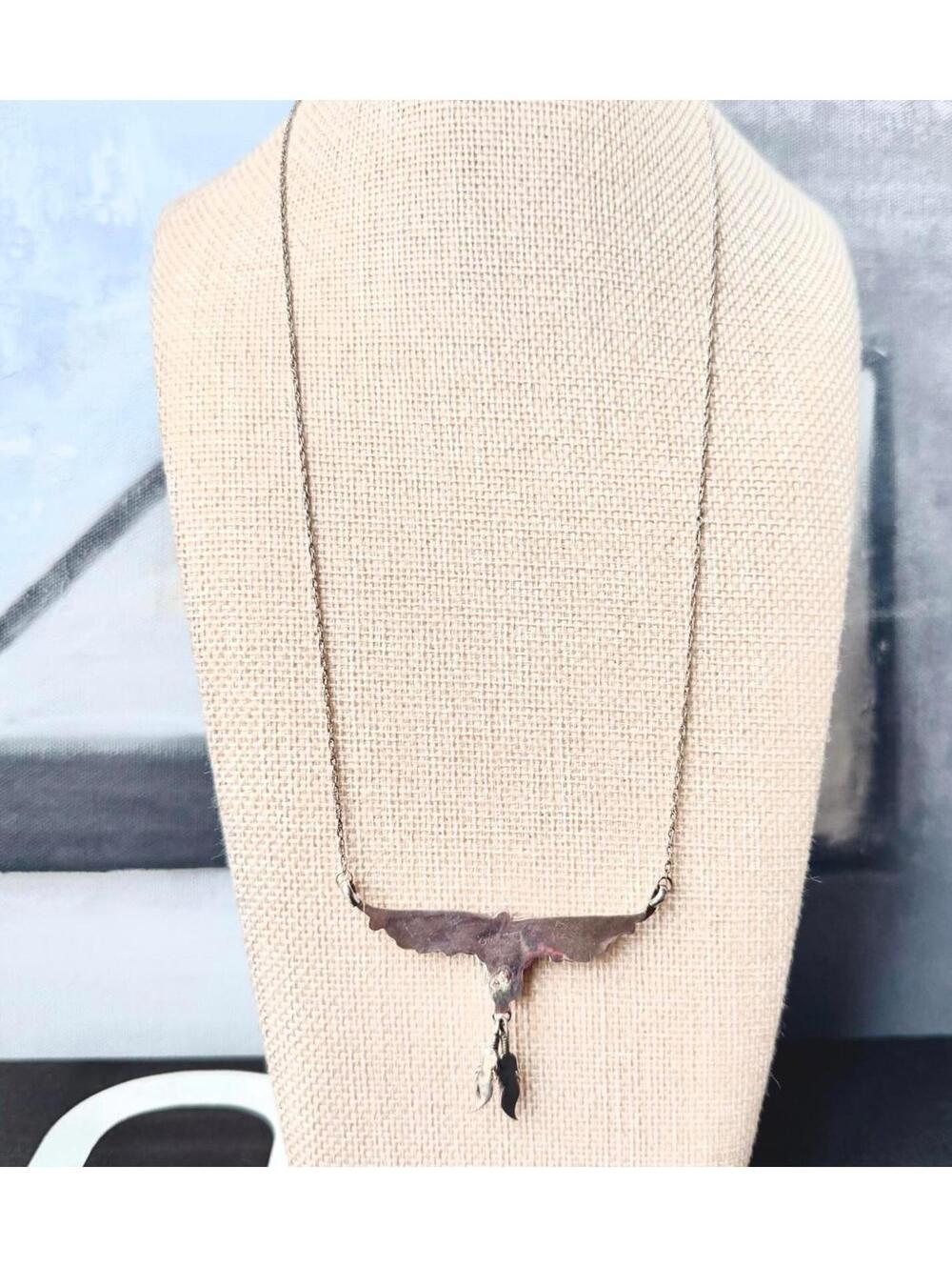 Robert Begay Navajo Sterling Turquoise Necklace Vintage - Picture 6 of 9